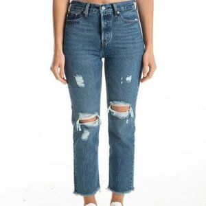 Levi’s Wedgie Frayed Hem Straight Jean Destructed In Carry Kerry